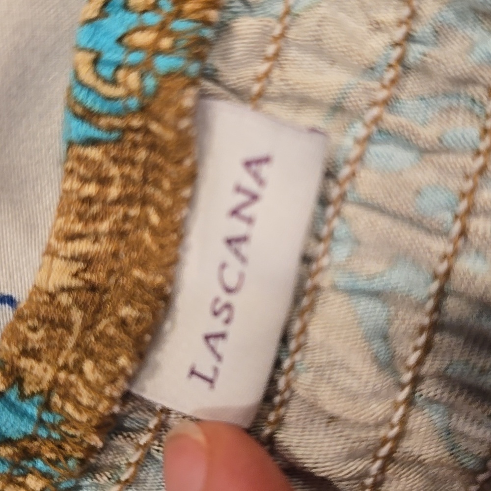 Beautiful Bohemian Blue and Brown Maxi Dress Read - Picture 4 of 10